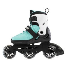 Rollerblade Inline Skates Microblade 3WD (Rollen: 80mm/82A, Kugellager: SG3) aquablau/weiss Kinder